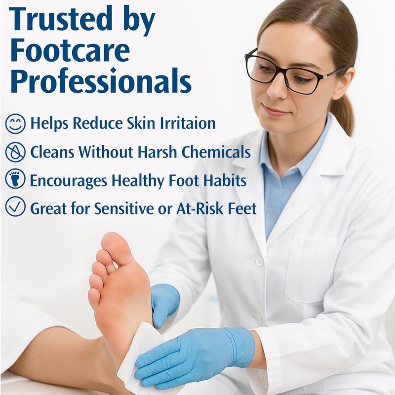 PediFix Tea Tree Ultimates Foot Wipes - Natural Deodorizing & Cleansing with Tea Tree Oil, Peppermint & Aloe Vera for Odor & Sweat Relief - Image 4